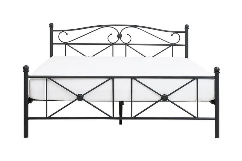 Finnicka Dubbelsäng 140x200 cm - Svart - Möbler - Säng - Ramsäng