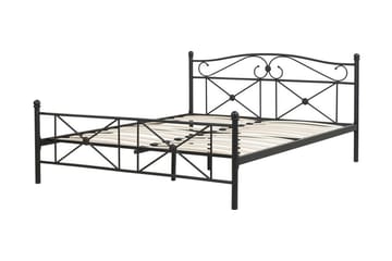 Finnicka Dubbelsäng 140x200 cm - Svart - Möbler - Säng - Ramsäng