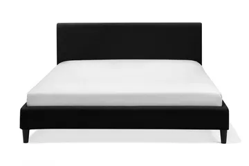 Fitou Dubbelsäng 160 200 cm - Svart - Möbler - Säng - Sängram & sängstomme