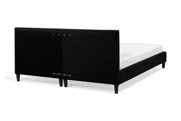 Fitou Dubbelsäng 160 200 cm - Svart - Möbler - Säng - Sängram & sängstomme