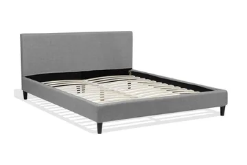 Fitou Dubbelsäng 160200 cm - Grå - Möbler - Säng - Ramsäng