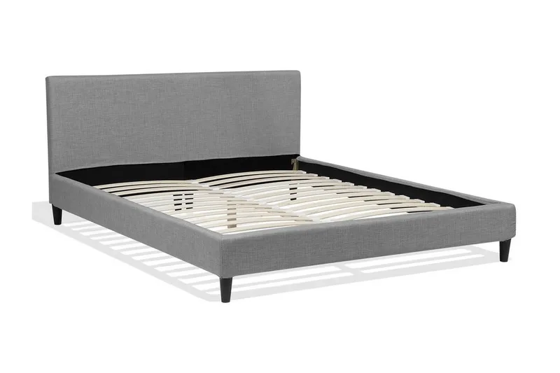 Fitou Dubbelsäng 160200 cm - Grå - Möbler - Säng - Ramsäng