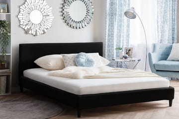 Fitou Sängram 160x200 cm - Svart - Möbler - Säng - Ramsäng