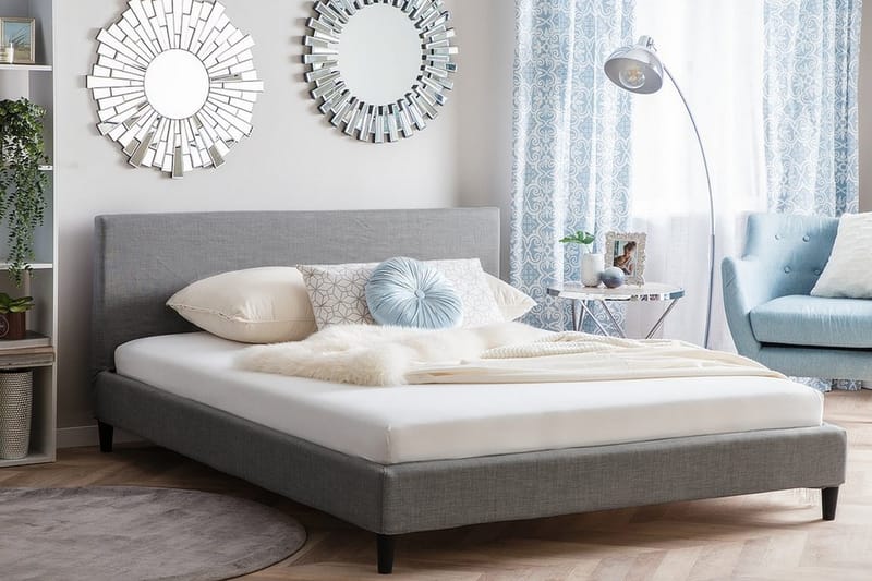 Fitou Sängram 180x200 cm - Grå - Möbler - Säng - Ramsäng