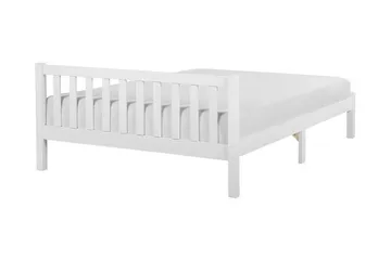 Florac Sängram 140x200 cm - Vit - Möbler - Säng - Ramsäng