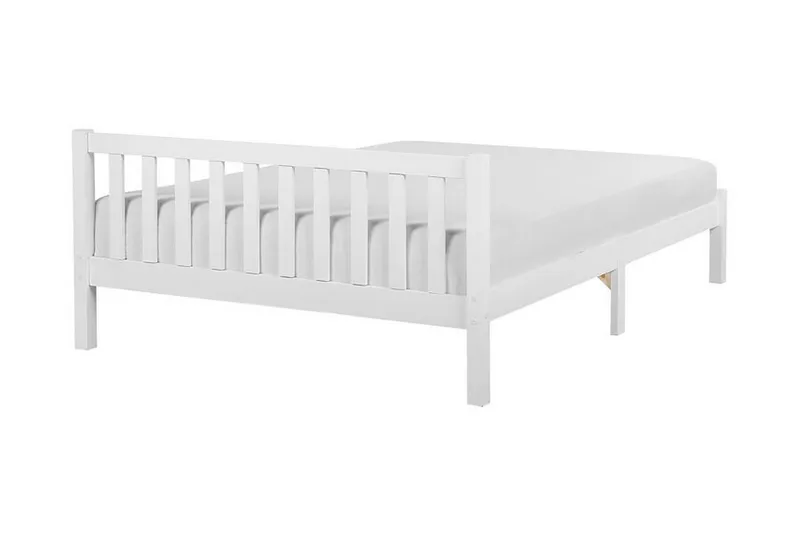 Florac Sängram 140x200 cm - Vit - Möbler - Säng - Ramsäng