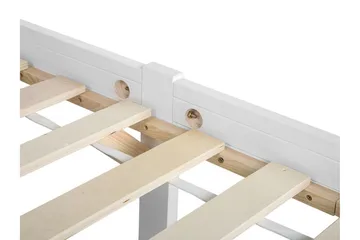 Florac Sängram 140x200 cm - Vit - Möbler - Säng - Ramsäng