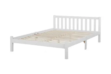 Florac Sängram 140x200 cm - Vit - Möbler - Säng - Ramsäng