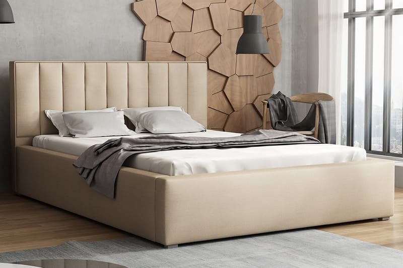 Ideal Ramsäng 223x160x93 cm - Beige - Möbler - Säng - Ramsäng
