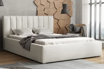 Ideal Ramsäng 223x200x93 cm - Vit - Möbler - Säng - Sängram & sängstomme