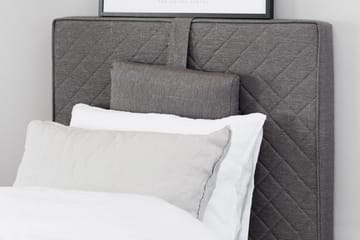 Komplett Sängpaket Ramsäng Kilmer 90x200 Medelfast Latex - Grå - Möbler - Säng - Ramsäng