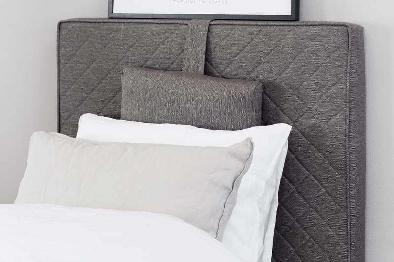 Komplett Sängpaket Ramsäng Kilmer 90x200 Medelfast Latex - Grå - Möbler - Säng - Ramsäng