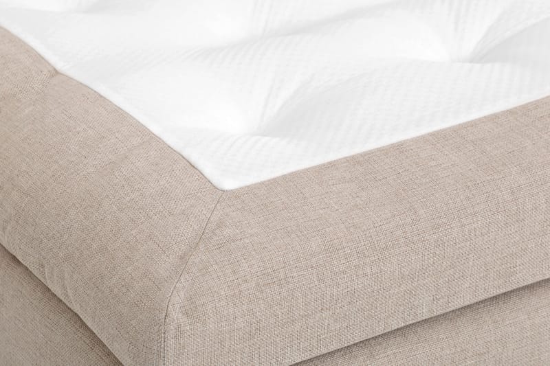 Komplett Sängpaket Ramsäng Notte 160x200 Fast Latex - Beige - Ramsäng - Dubbelsäng - Komplett sängpaket