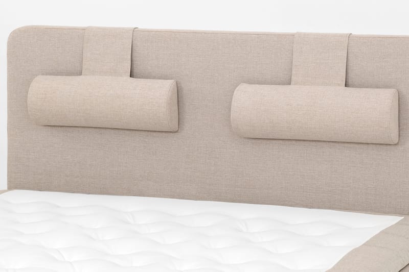 Komplett Sängpaket Ramsäng Notte 160x200 Fast Latex - Beige - Ramsäng - Dubbelsäng - Komplett sängpaket