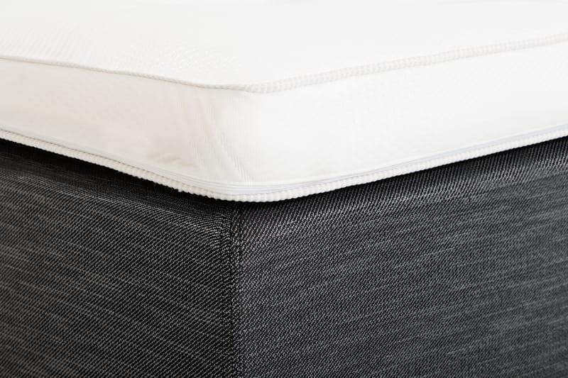 Komplett Sängpaket Ramsäng Ystad 120x200 Medelfast Latex - Grå - Möbler - Säng - Ramsäng