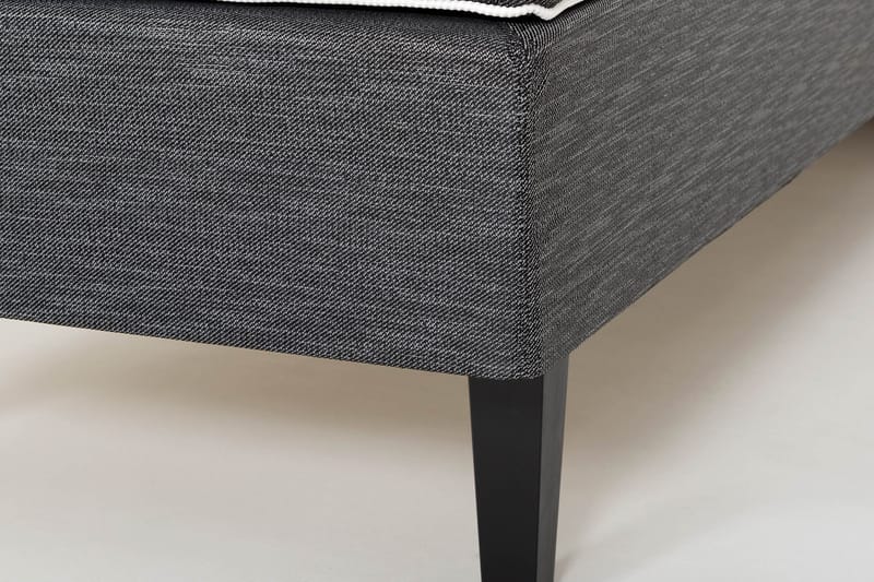 Komplett Sängpaket Ramsäng Ystad 120x200 Medelfast Latex - Grå - Möbler - Säng - Ramsäng
