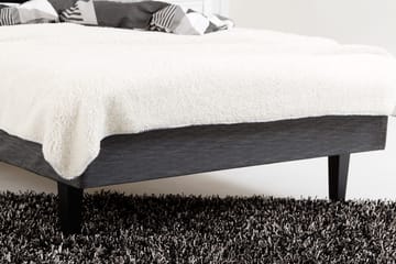 Komplett Sängpaket Ramsäng Ystad 120x200 Medelfast Polyeter - Grå - Möbler - Säng - Ramsäng