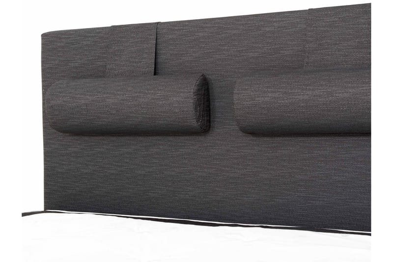 Komplett Sängpaket Prime Mörkgrå - 160x200 cm - Ramsäng - Dubbelsäng - Komplett sängpaket