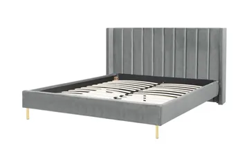 Krukö Dubbelsäng 160x200 cm - Grå - Möbler - Säng - Sängram & sängstomme