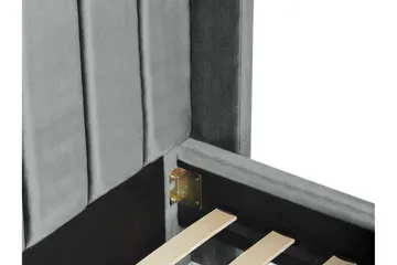 Krukö Dubbelsäng 160x200 cm - Grå - Möbler - Säng - Sängram & sängstomme