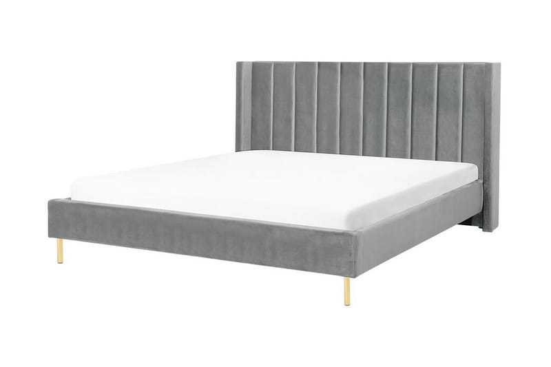 Krukö Dubbelsäng 160x200 cm - Grå - Möbler - Säng - Sängram & sängstomme
