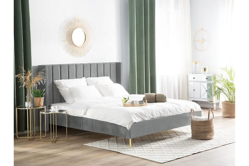 Krukö Dubbelsäng 180x200 cm - Grå - Möbler - Säng - Ramsäng