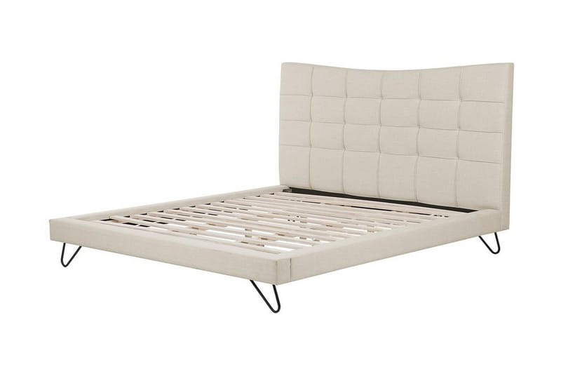 Lannion Dubbelsäng 180200 cm Beige - Beige - Möbler - Säng - Ramsäng