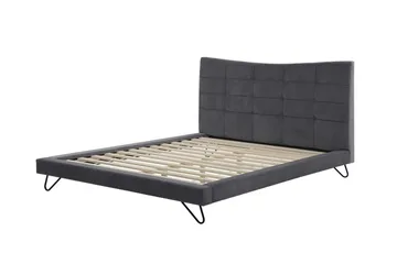 Lannion Sängram 160x200 cm - Grå - Möbler - Säng - Sängram & sängstomme