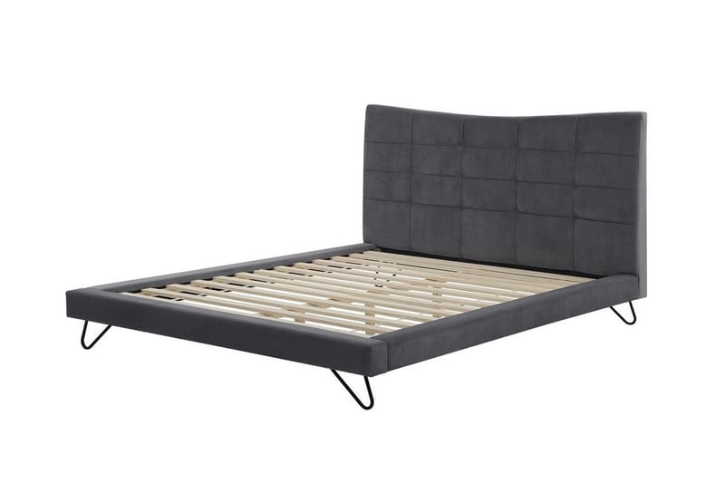 Lannion Sängram 160x200 cm - Grå - Möbler - Säng - Sängram & sängstomme