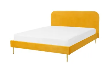 Larochelle Dubbelsäng 160x200 cm - Gul - Möbler - Säng - Ramsäng