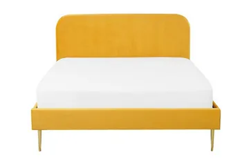 Larochelle Dubbelsäng 160x200 cm - Gul - Möbler - Säng - Ramsäng
