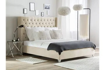 Lubbon Dubbelsäng 180 200 cm - Beige - Möbler - Säng - Sängram & sängstomme