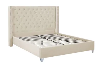 Lubbon Dubbelsäng 180 200 cm - Beige - Möbler - Säng - Sängram & sängstomme