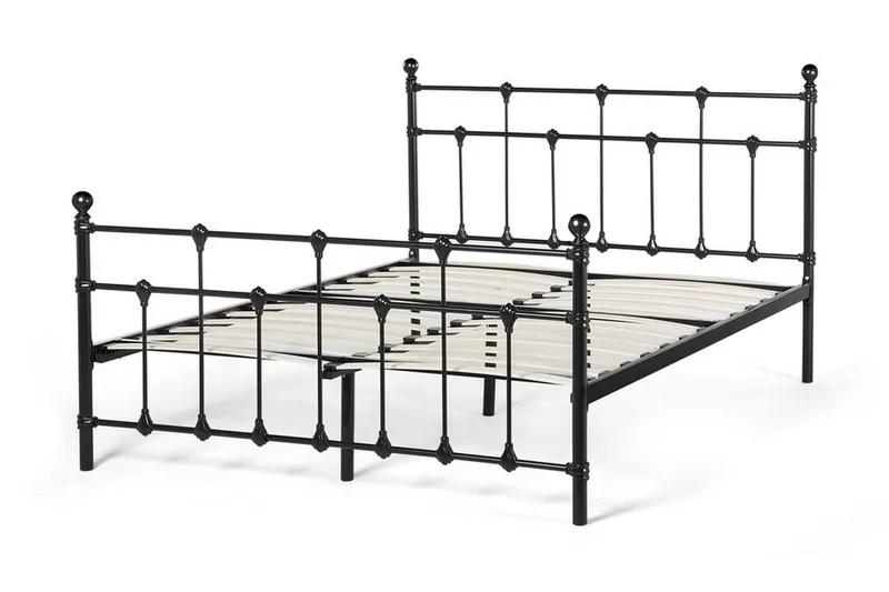 Lyn Dubbelsäng 160 200 cm Svart - Svart - Möbler - Säng - Ramsäng