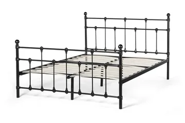 Lyn Dubbelsäng 160 200 cm Svart - Svart - Möbler - Säng - Ramsäng