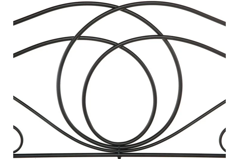 Lyra Dubbelsäng 160200 cm - Svart - Möbler - Säng - Ramsäng