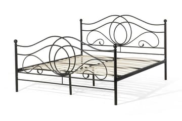 Lyra Dubbelsäng 160200 cm - Svart - Möbler - Säng - Ramsäng