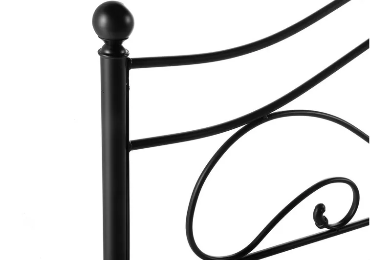 Lyra Dubbelsäng 160200 cm - Svart - Möbler - Säng - Ramsäng