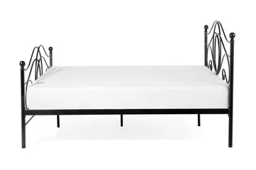 Lyra Dubbelsäng 160200 cm - Svart - Möbler - Säng - Sängram & sängstomme