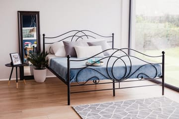 Lyra Dubbelsäng 160200 cm - Svart - Möbler - Säng - Ramsäng