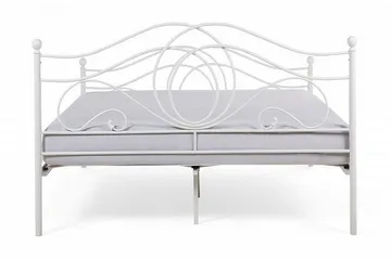 Lyra Dubbelsäng 160200 cm - Vit - Möbler - Säng - Sängram & sängstomme