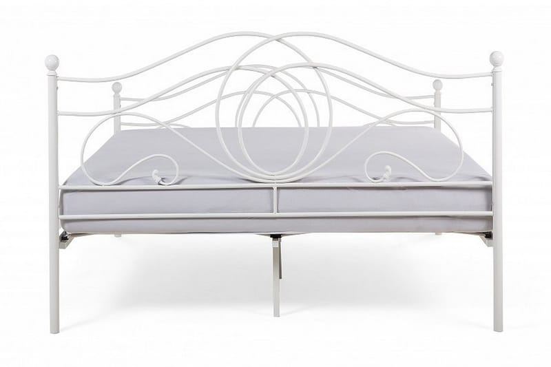 Lyra Dubbelsäng 160200 cm - Vit - Möbler - Säng - Sängram & sängstomme