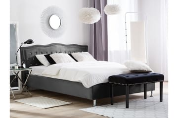 Metz Dubbelsäng 140 200 cm - Grå - Möbler - Säng - Ramsäng