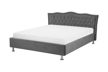 Metz Dubbelsäng 140 200 cm - Grå - Möbler - Säng - Sängram & sängstomme