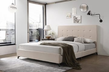 Nattaro Dubbelsäng 140x200cm - Beige - Möbler - Säng - Ramsäng