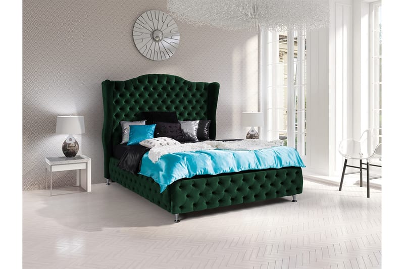 Ramsäng Baron 222x167x162 cm - Svart - Möbler - Säng - Ramsäng
