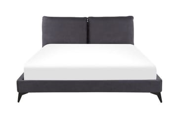Ramsäng Bellamina 180x200cm - Sammet/Mörkgrå - Möbler - Säng - Ramsäng
