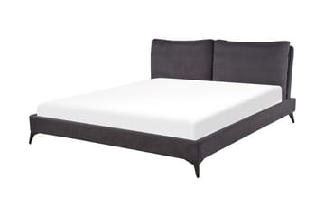 Ramsäng Bellamina 180x200cm - Sammet/Mörkgrå - Möbler - Säng - Ramsäng