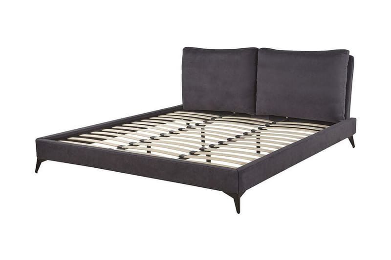 Ramsäng Bellamina 180x200cm - Sammet/Mörkgrå - Möbler - Säng - Ramsäng