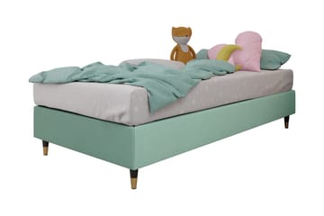 Ramsäng Forenza 120x200 cm - Sammet/Ljusgrön/Trä/Metall - Möbler - Säng - Ramsäng